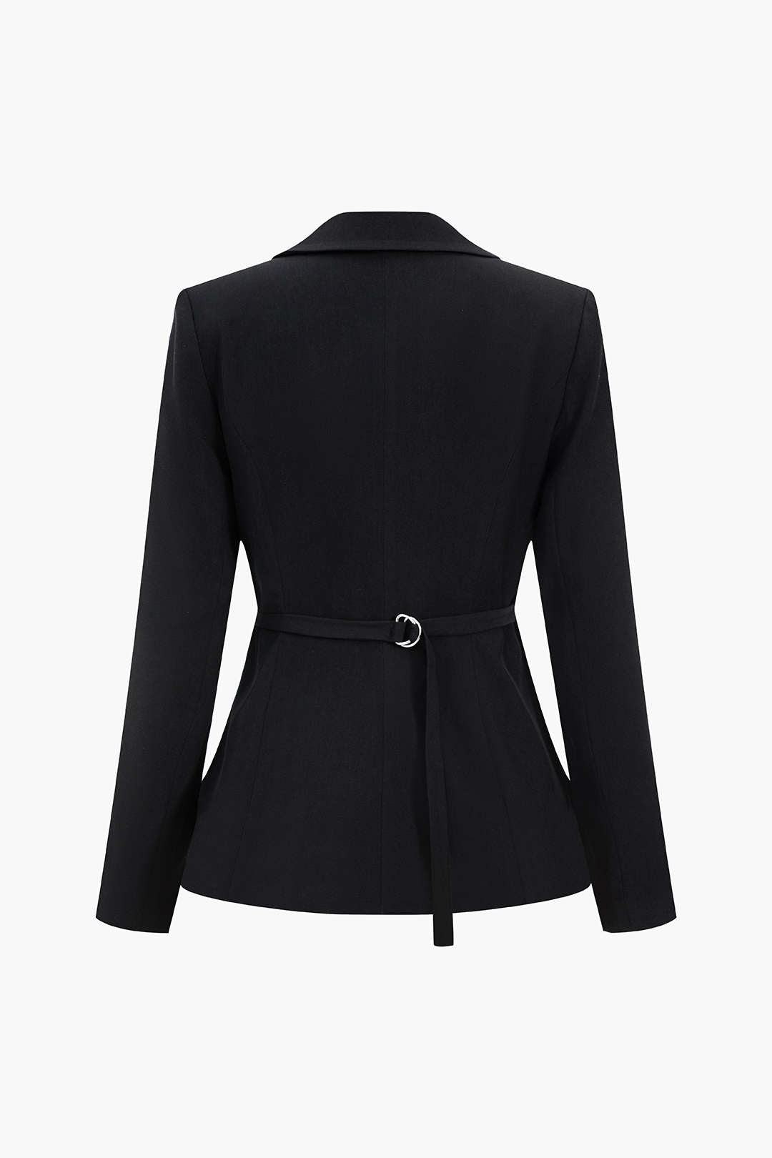 Notched Lapel One Button Blazer