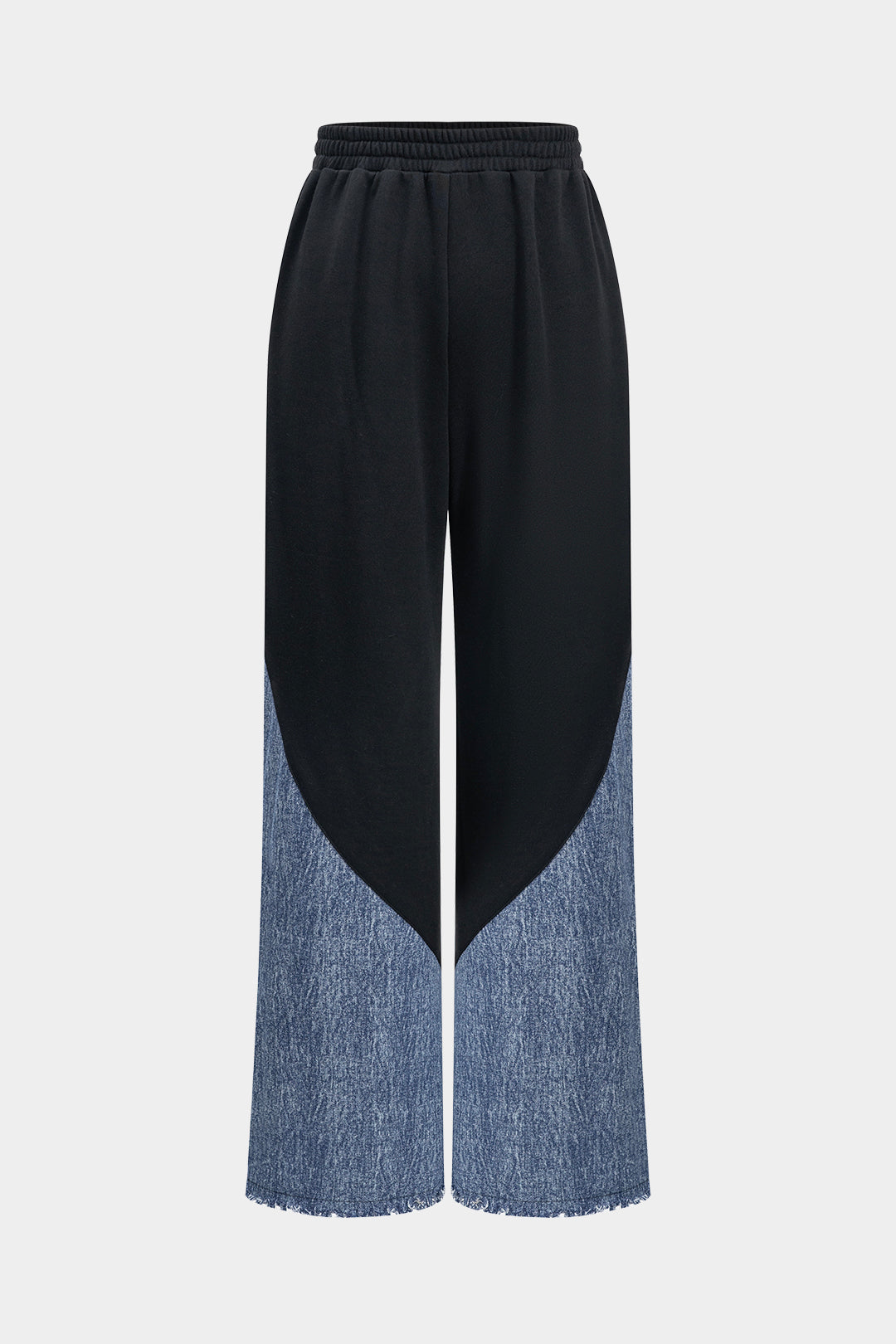 Denim Patchwork Trousers