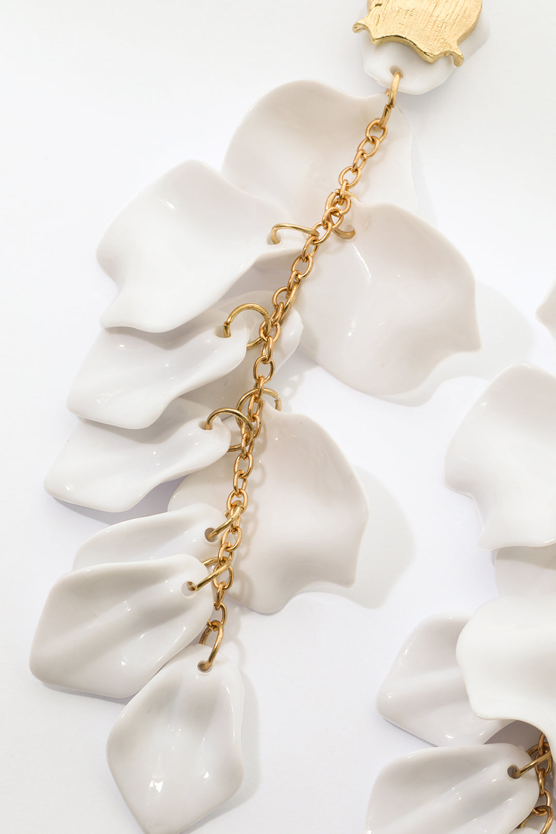 Orchid Petals Drop Earrings