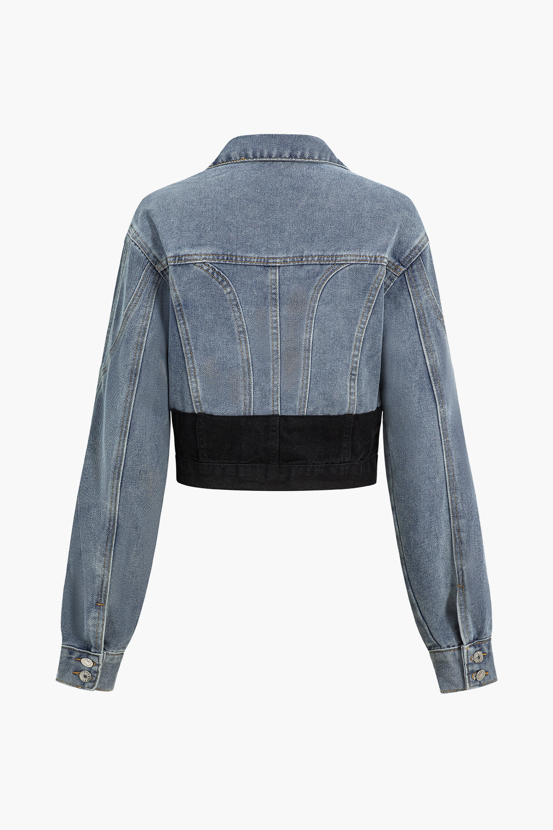 Denim Patchwork Outerwear