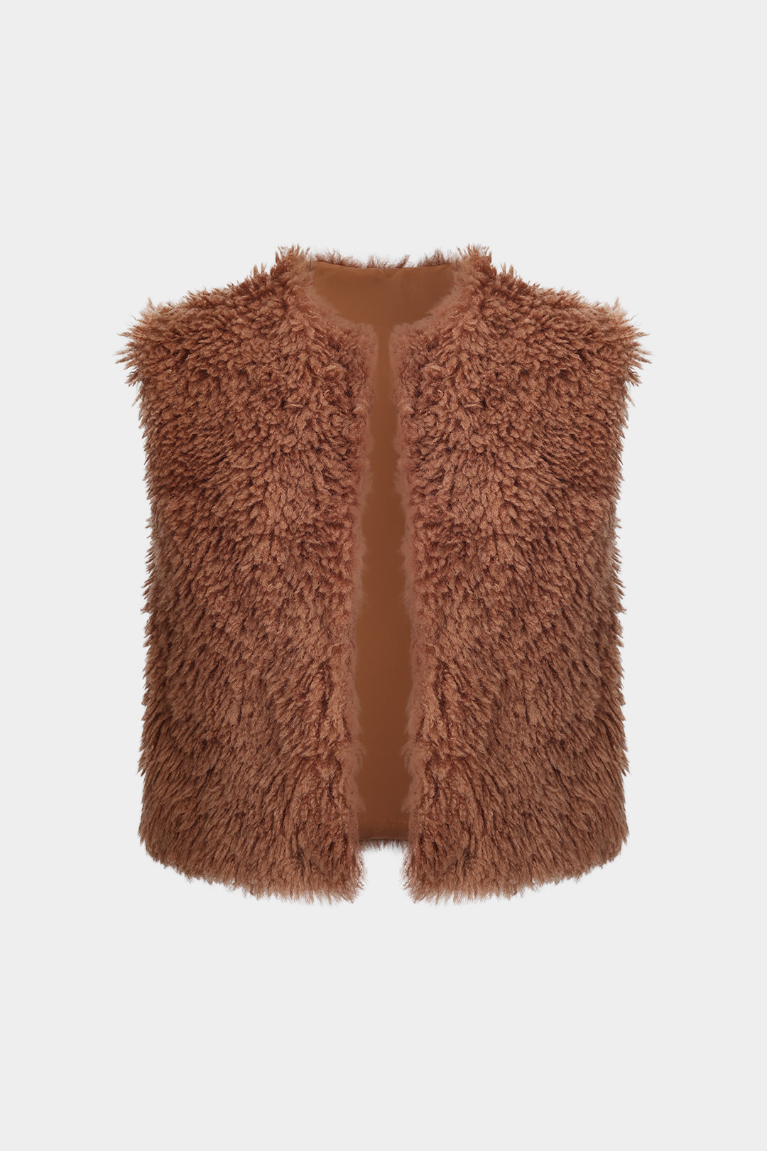 Faux Fur Sleeveless Vest