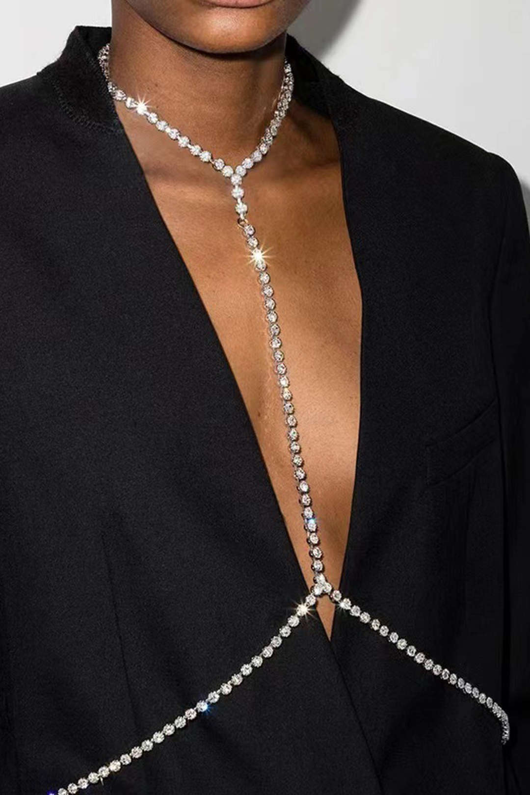 Metallic Pearl Waist Chain