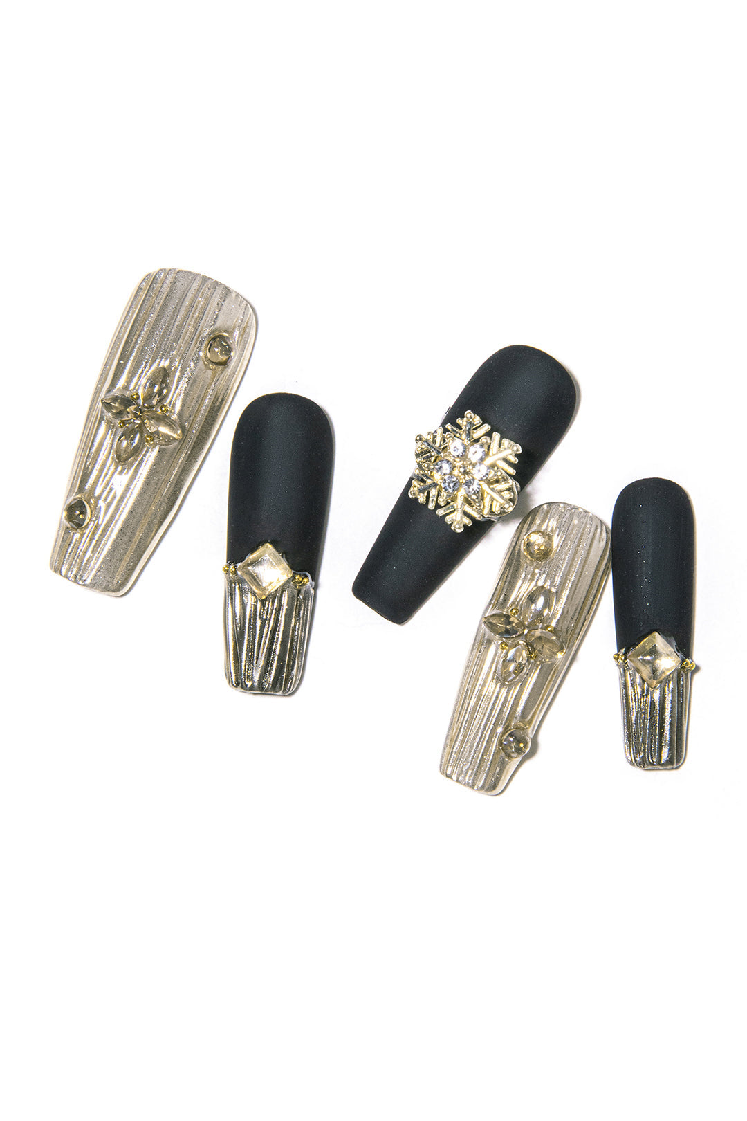 Rhinestone Handmade Nail Art