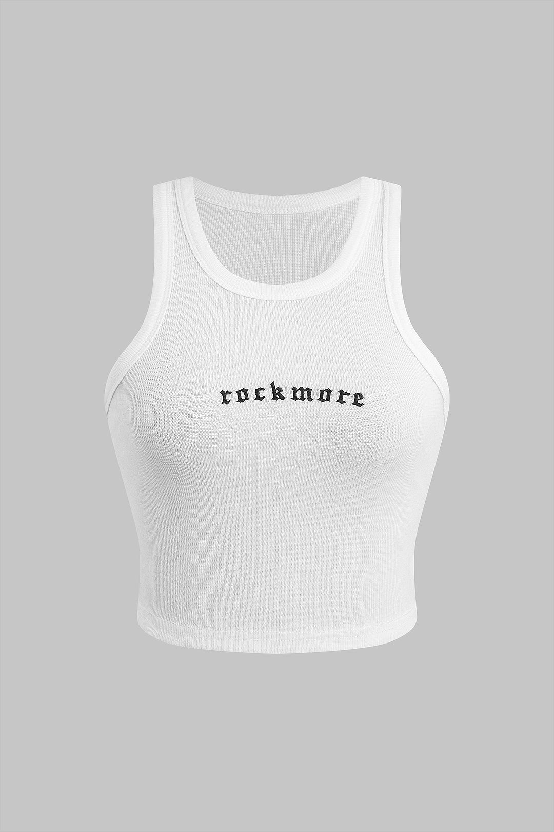 Letter Embroidery Tank Top