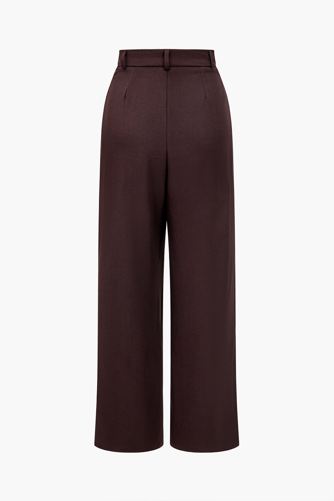 Solid Asymmetrical Trousers