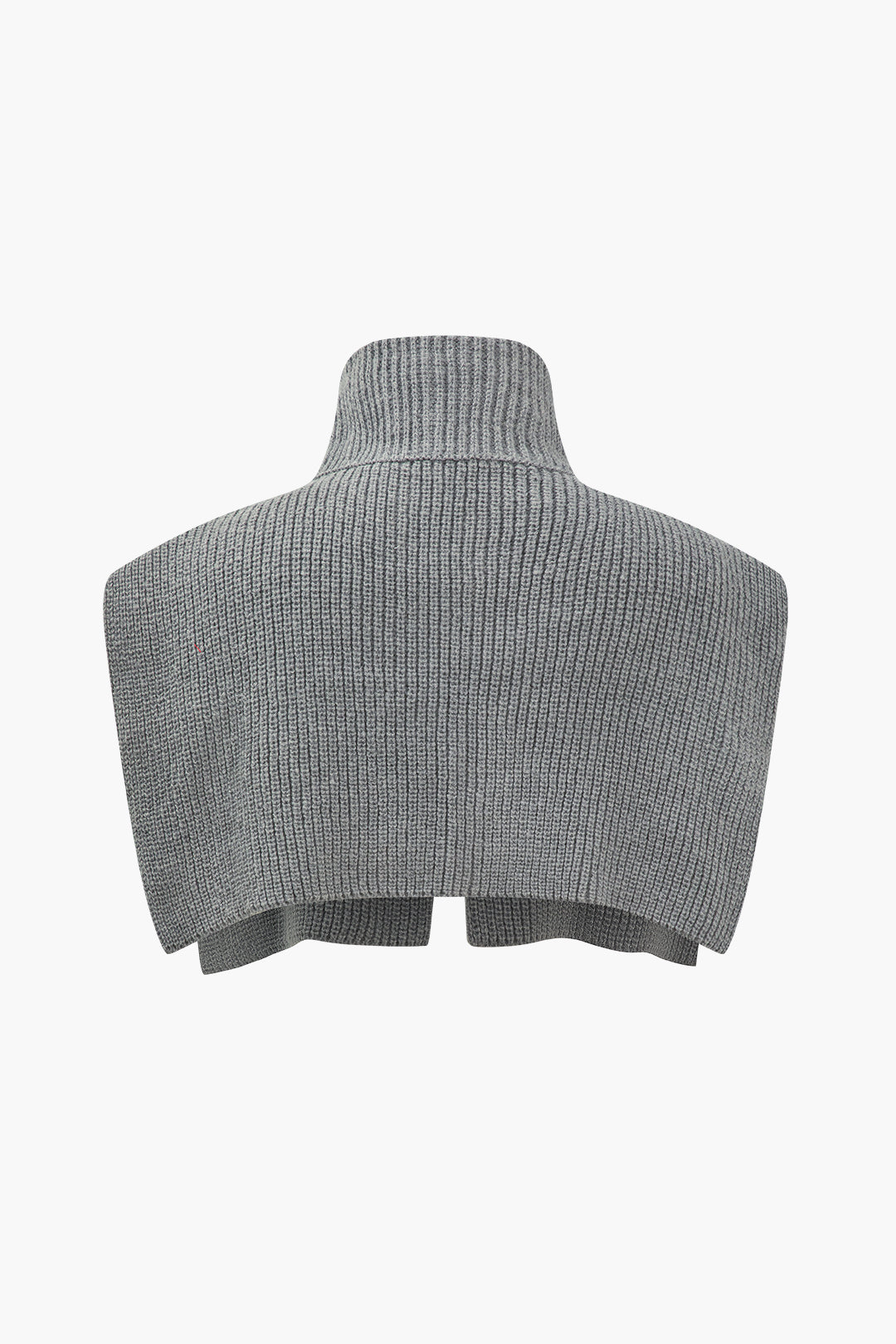 Knitted Button Mock Neck Tank Top