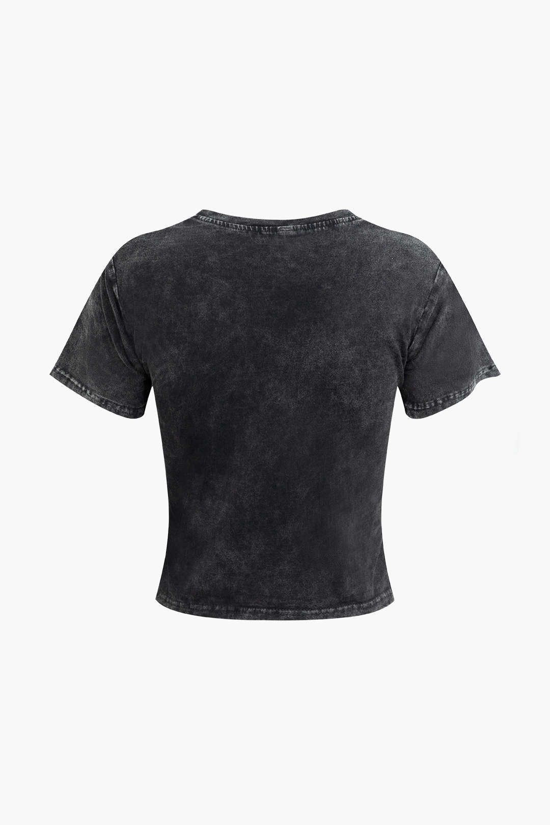 Basic Retro Round Neck T-shirt