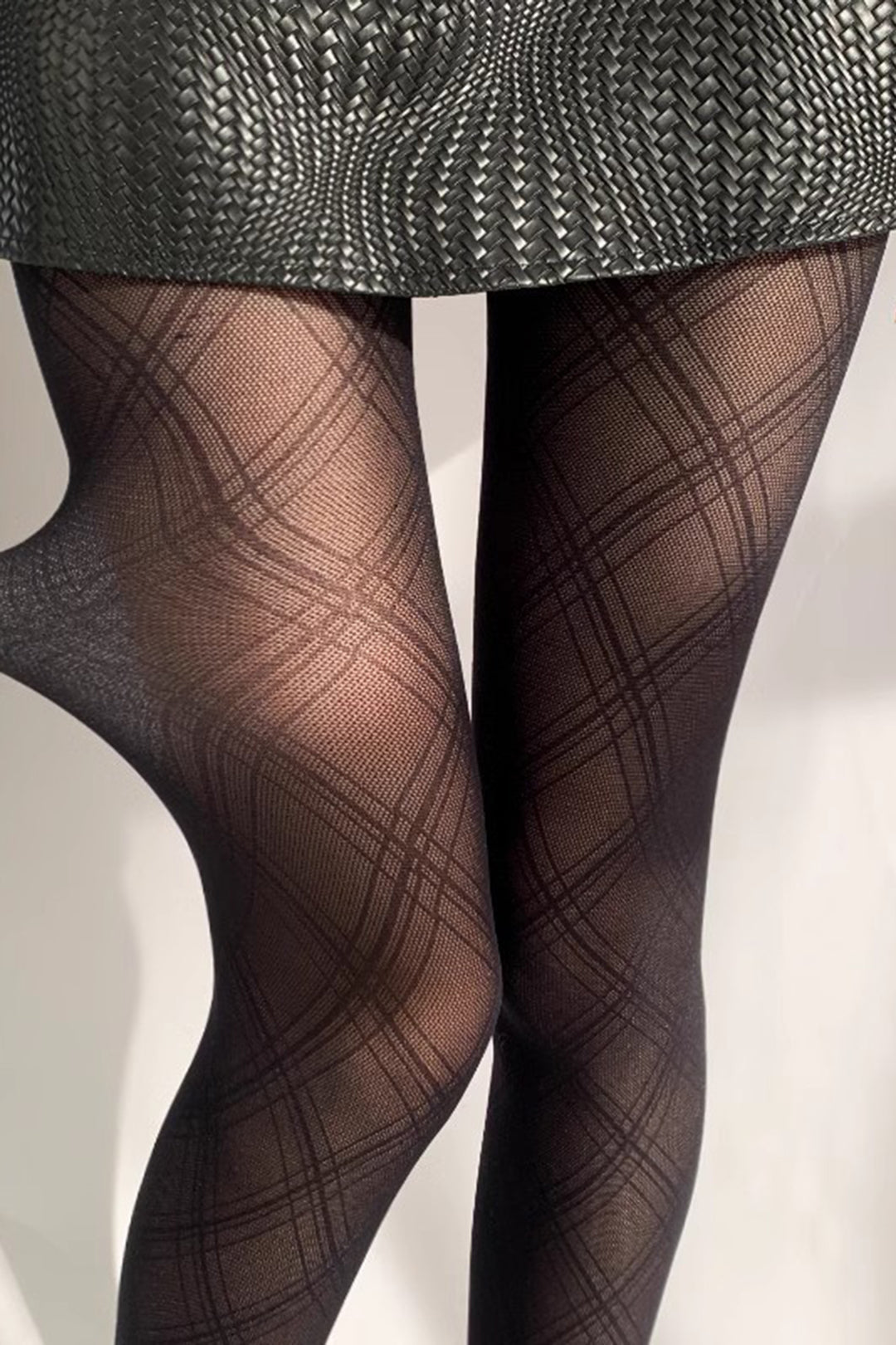 Grid Thin Tights