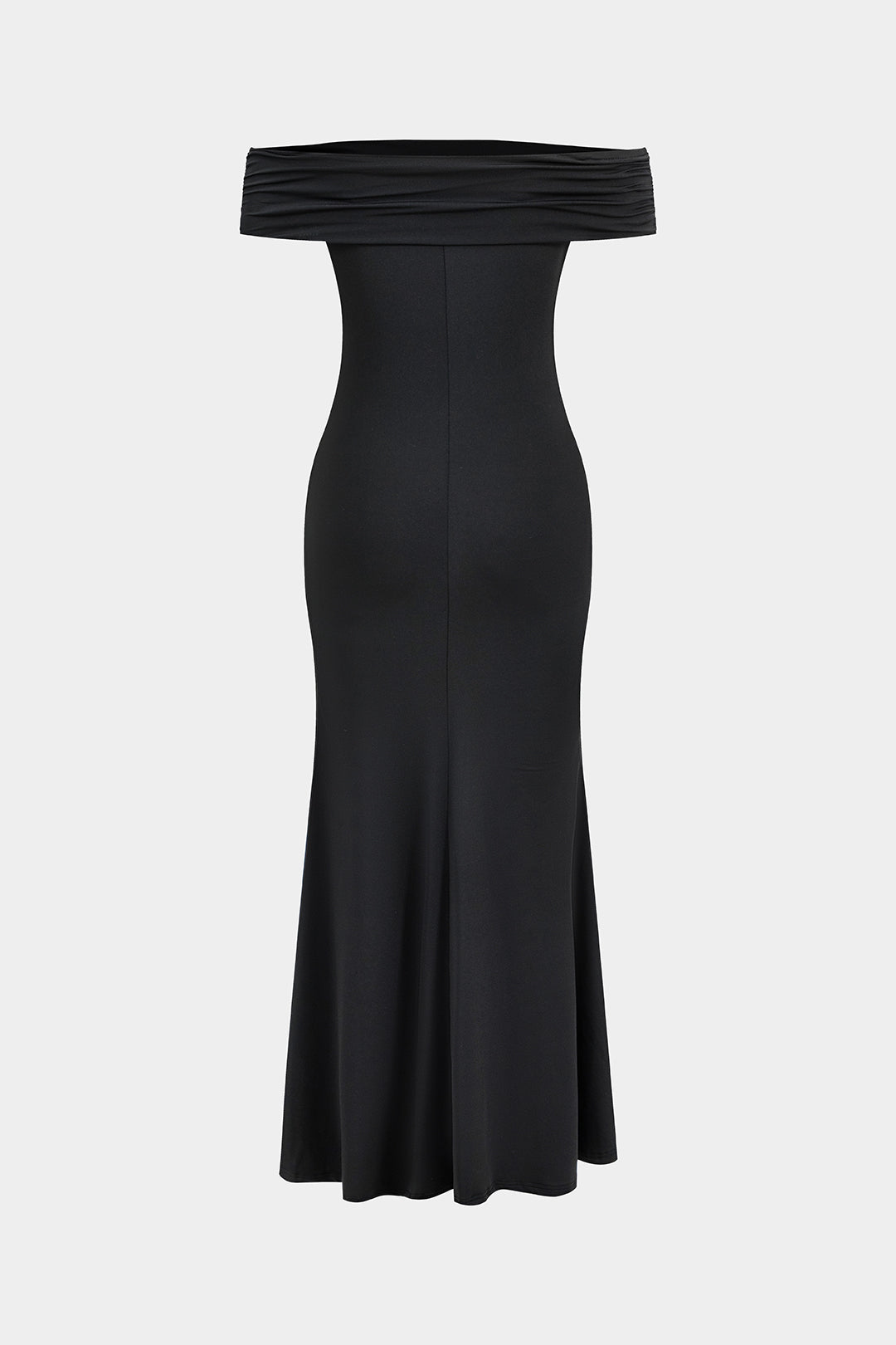 Off Shoulder Slit Sleeveless Maxi Dress