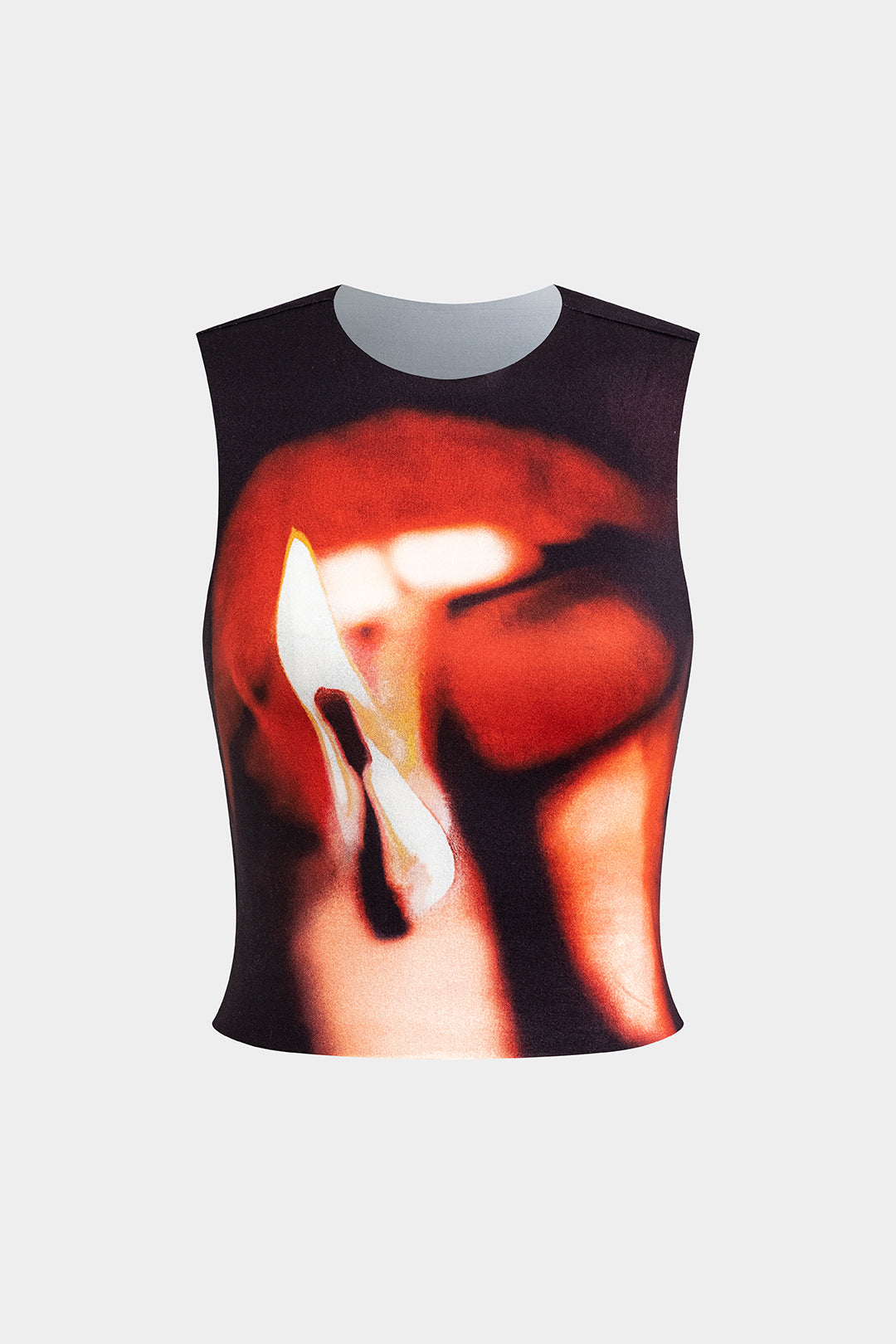 Flame Print Tank Top