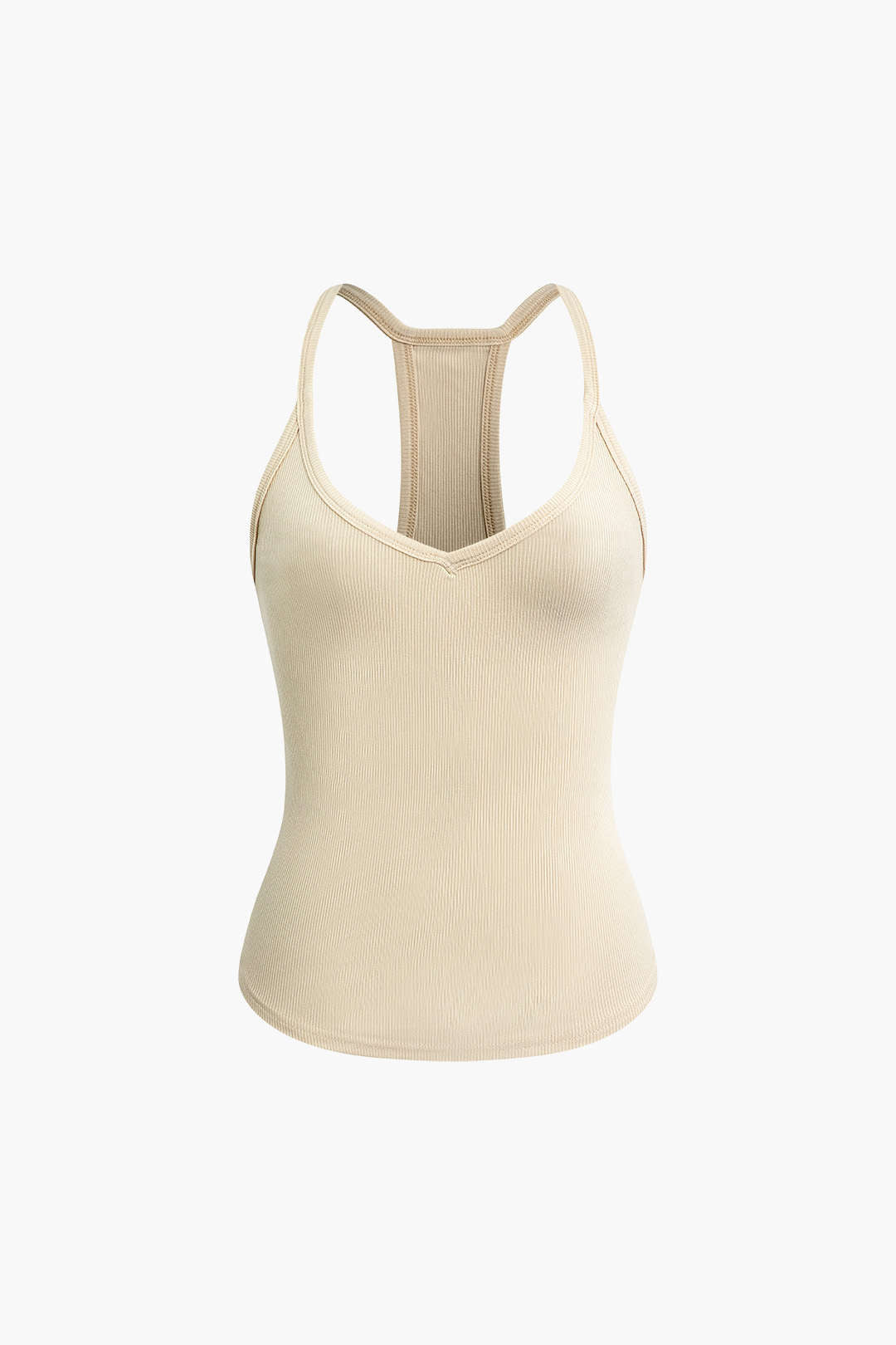 Basic Solid V-neck Tank Top