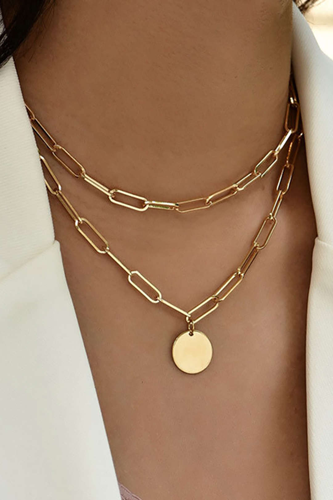 Chain Round Necklace