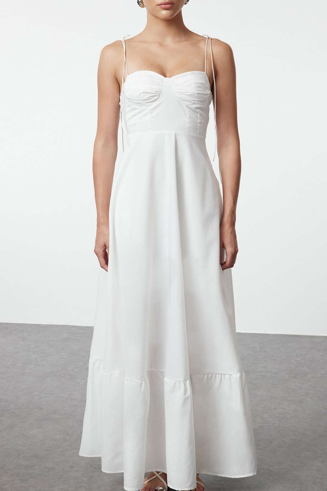 Layered Slip Chiffon Sleeveless Maxi Dress