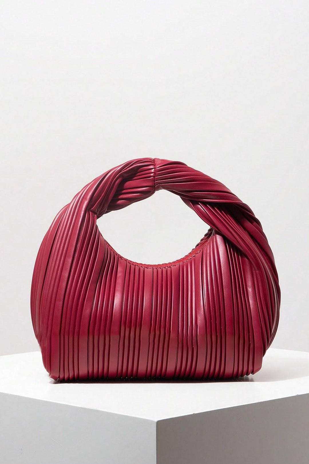 Pleated Handheld Clutch Bag