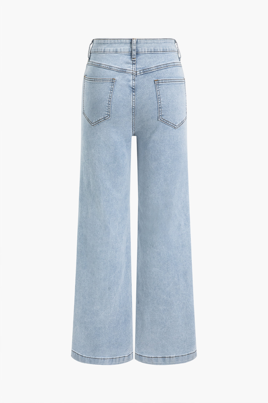 Denim Pocket Button Jeans