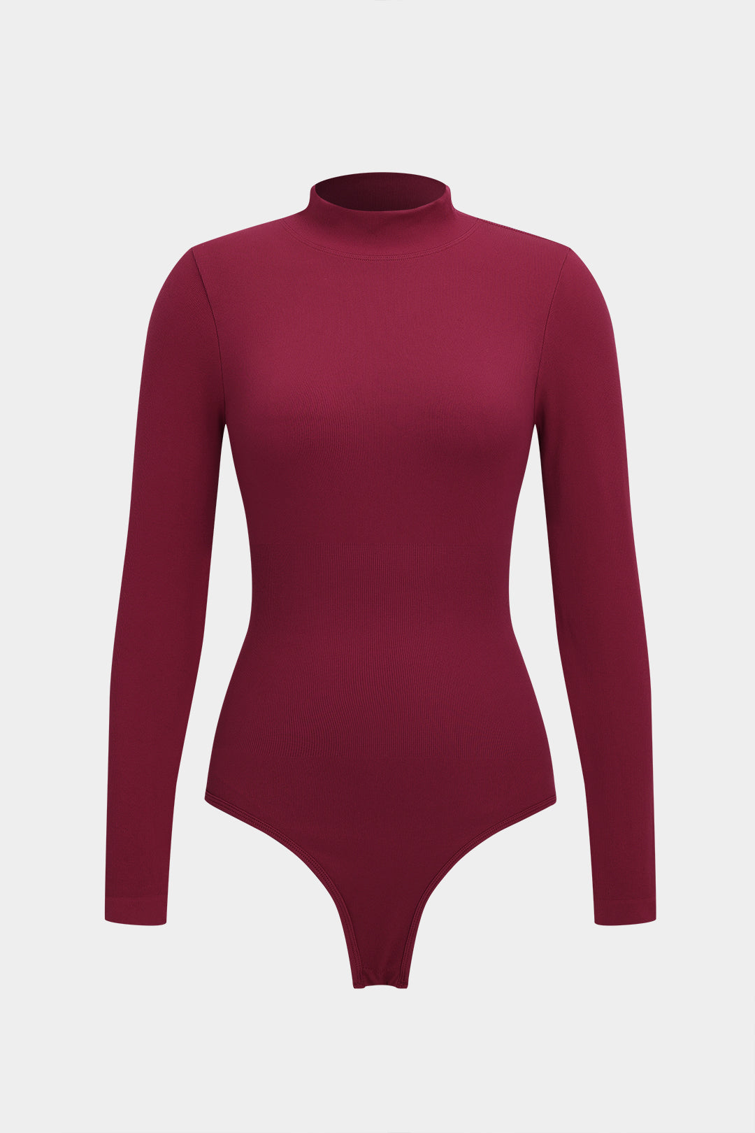 Basic Ribbed Long Sleeve Shapewear