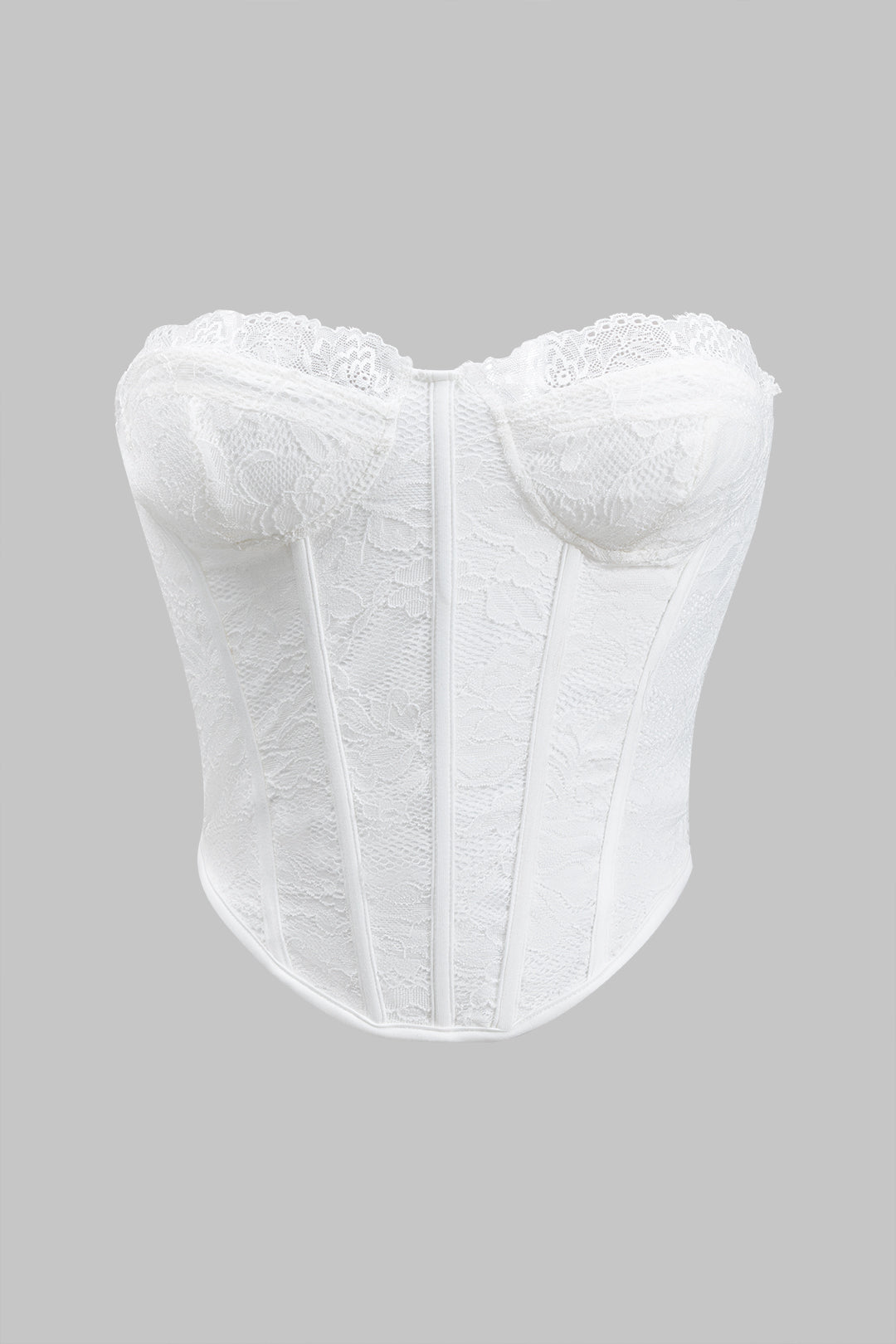 Lace Bustier Corset Tube Top