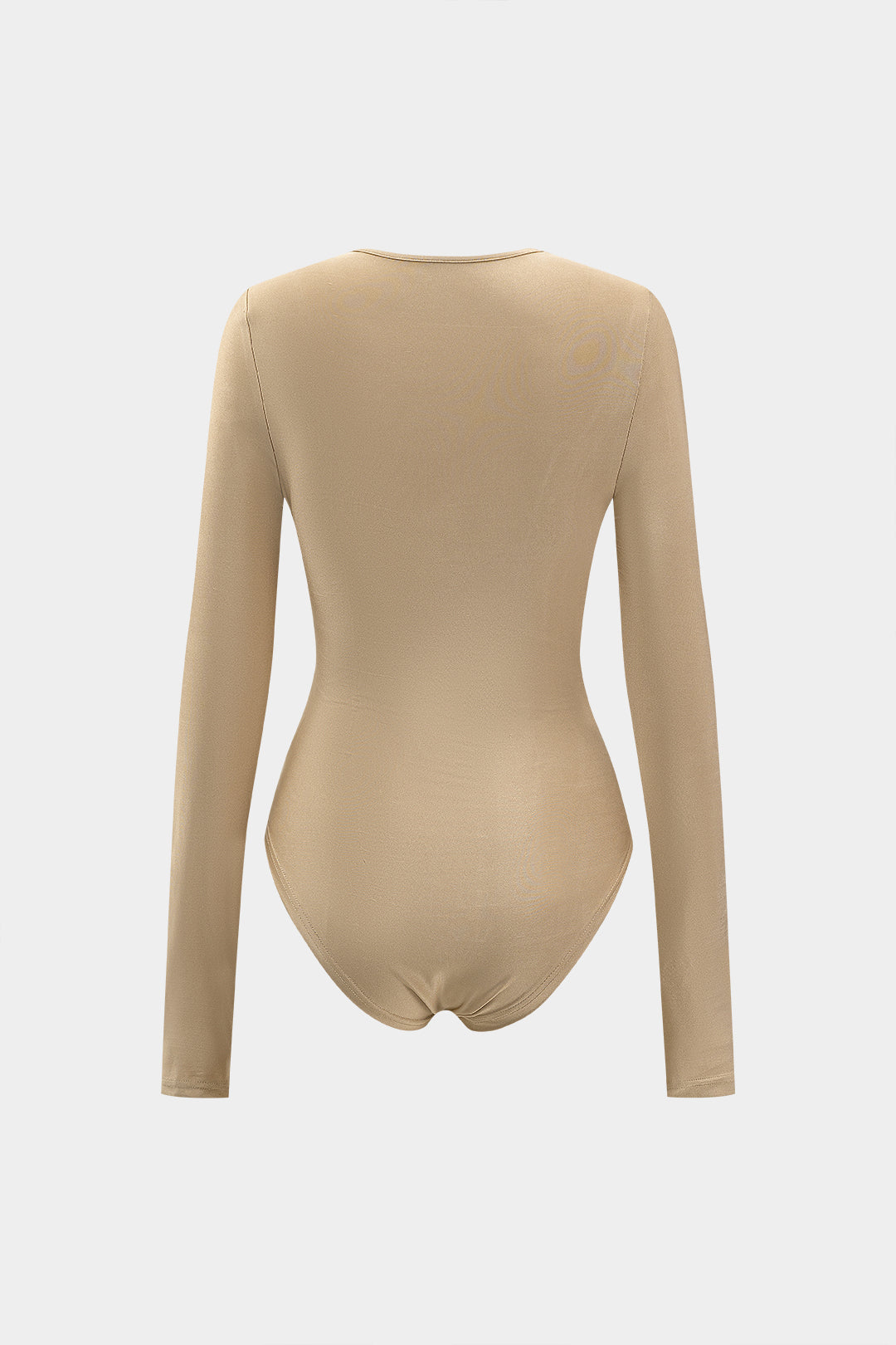 Ruched Twist Knot Long Sleeve Bodysuit