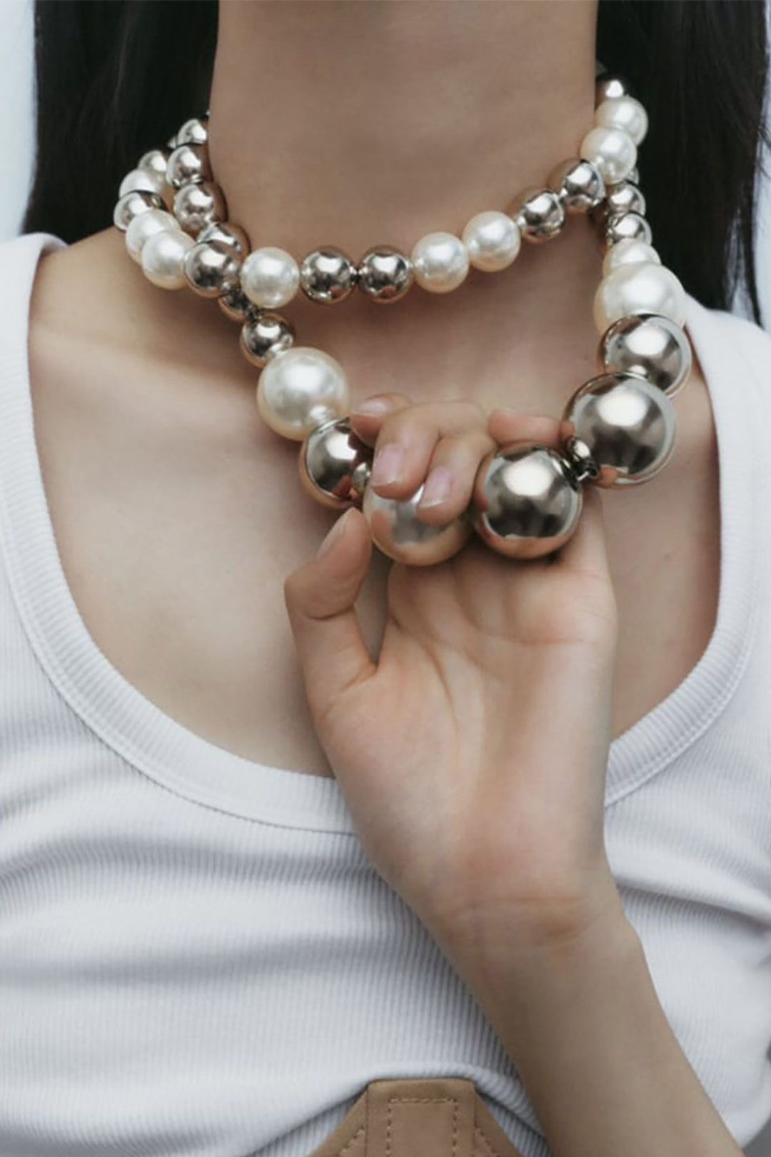 Pearl Double-Layered Necklace