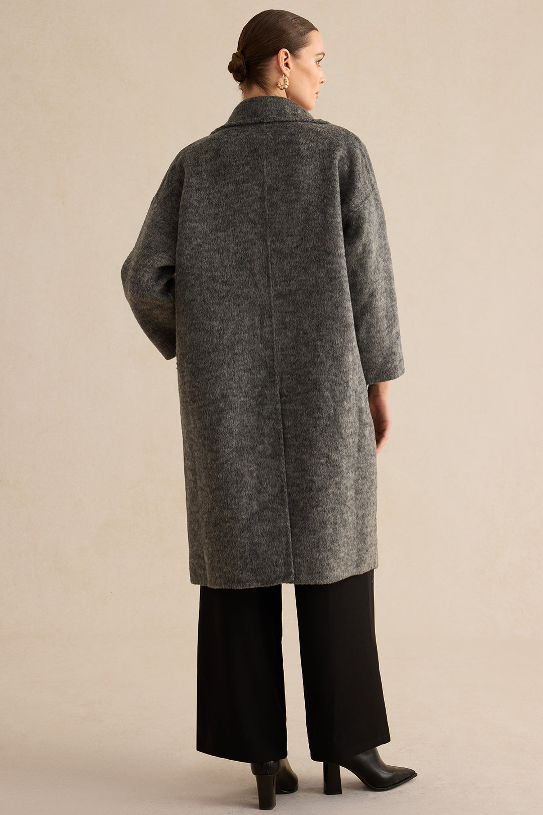 100% Wool Pocket Coat