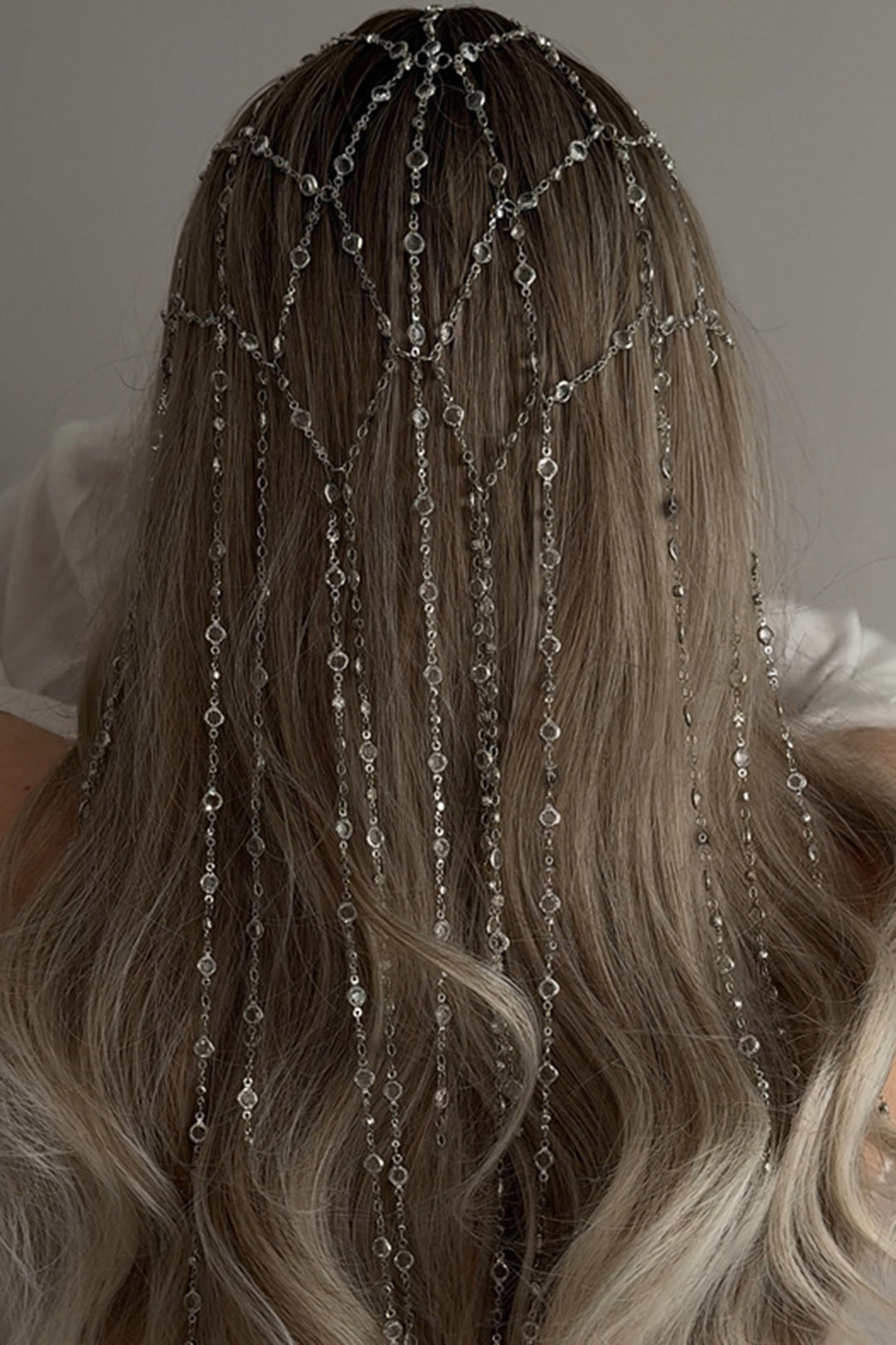 Metallic Rhinestone Hair Accessory