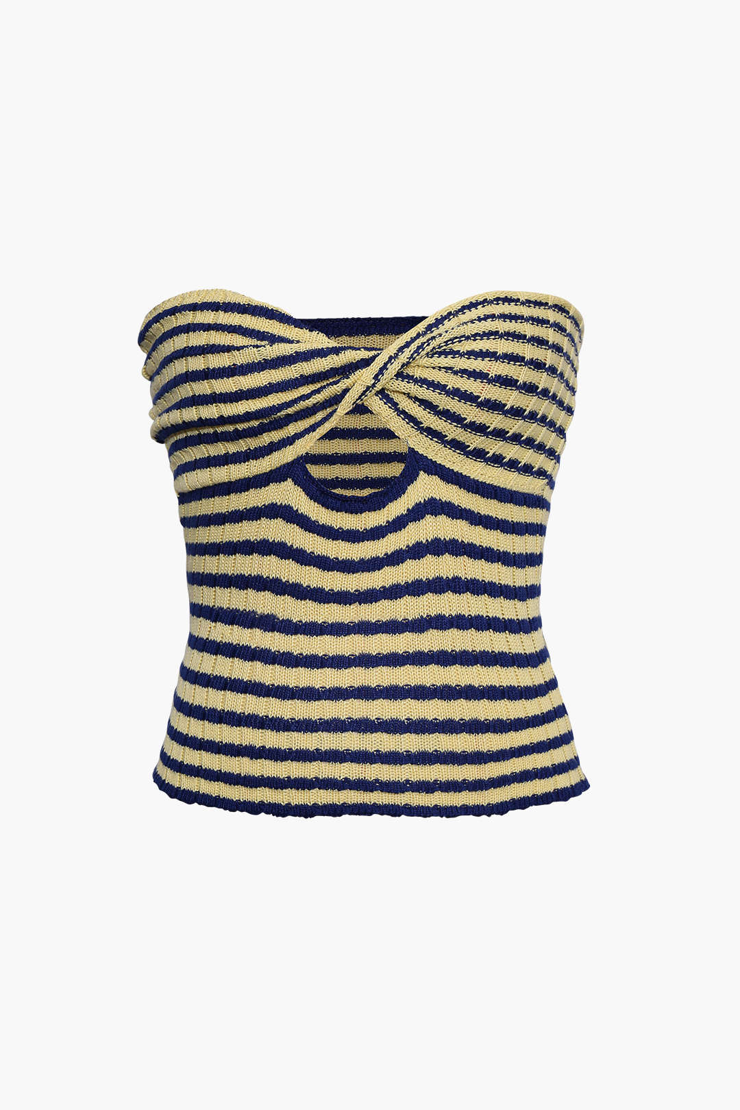 Twisted Front Knitted Top