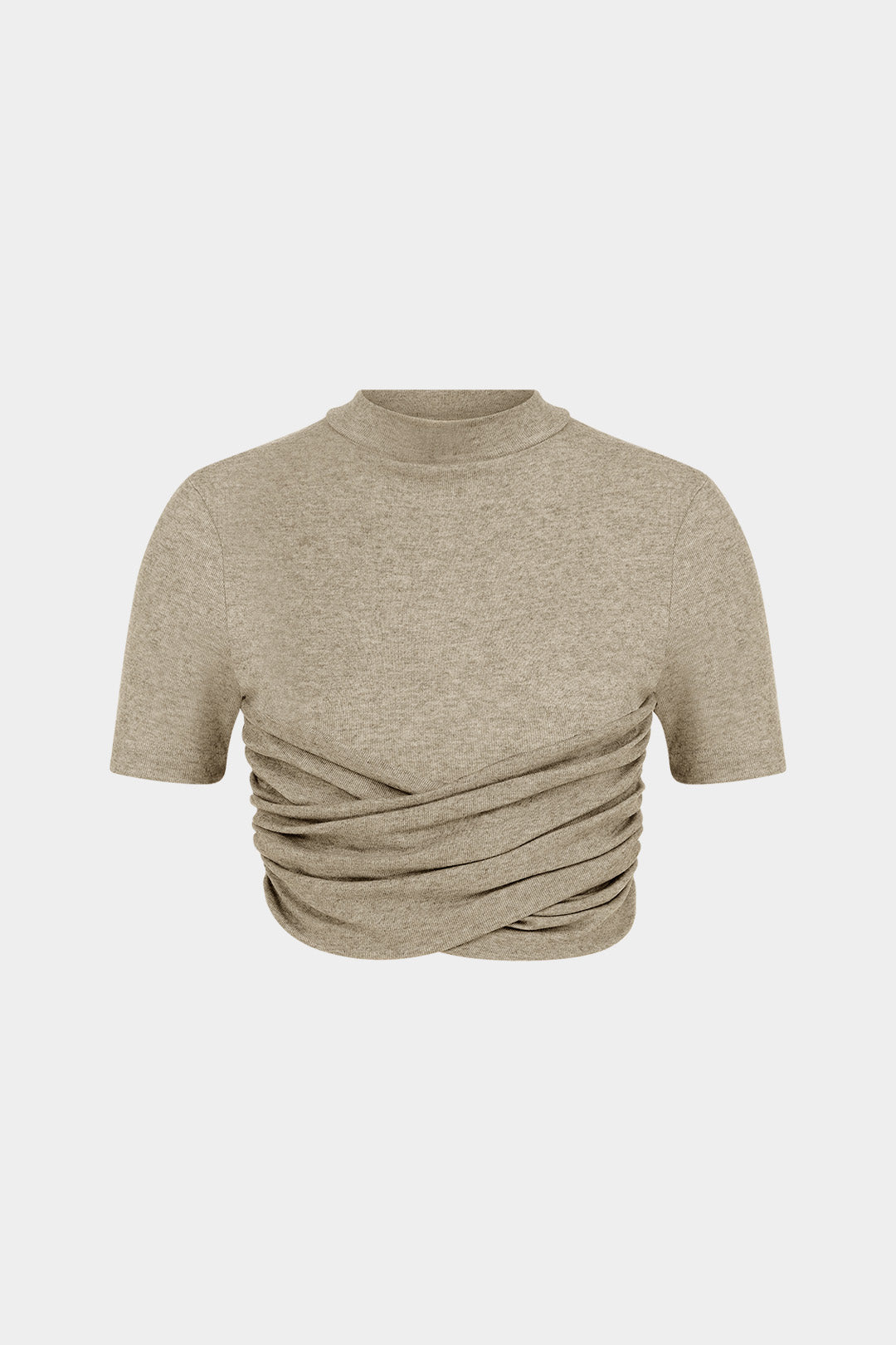 Ruched Detail Short Sleeve T-Shirt