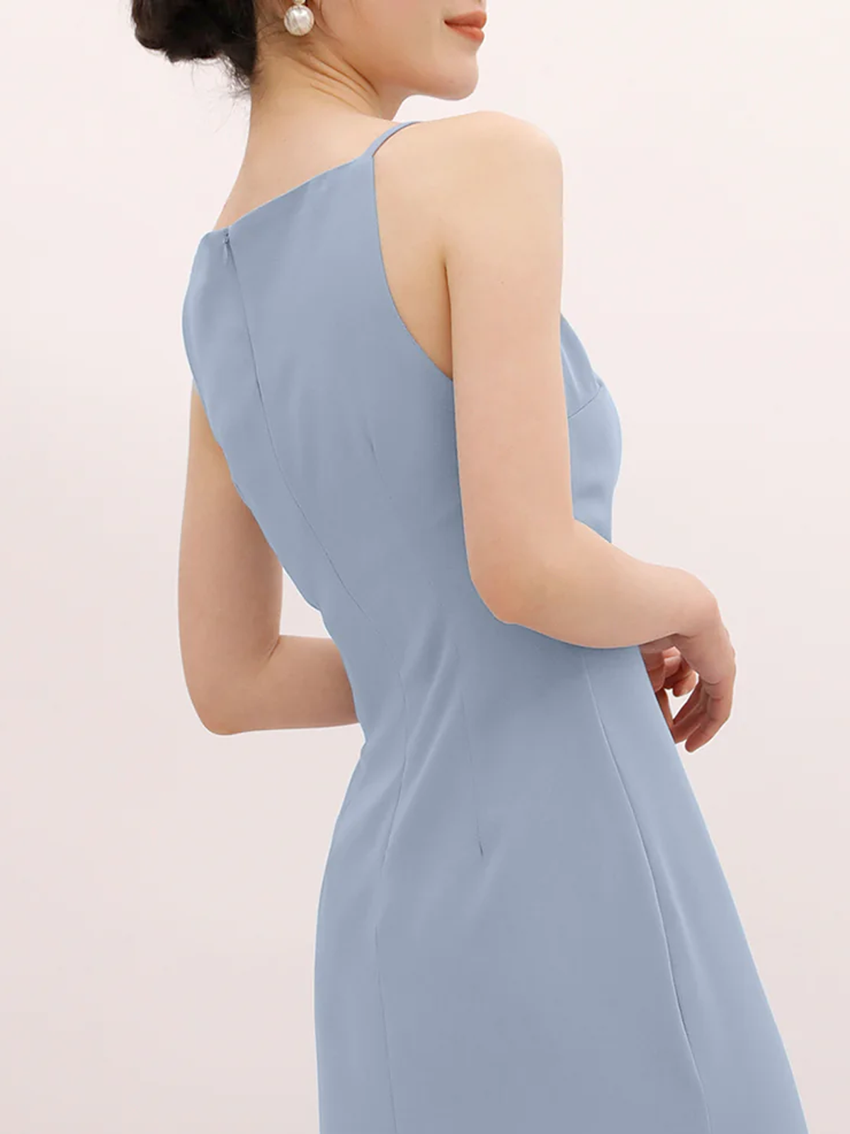 Silent Sea Boat Neck Midi Dress