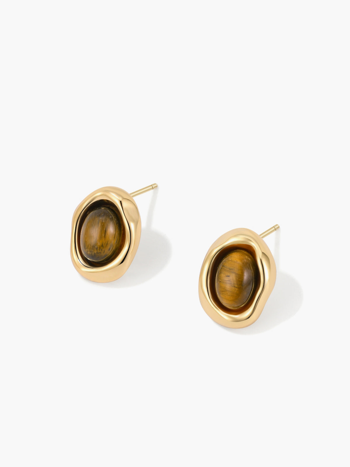 Vintage Tiger Eye Earrings