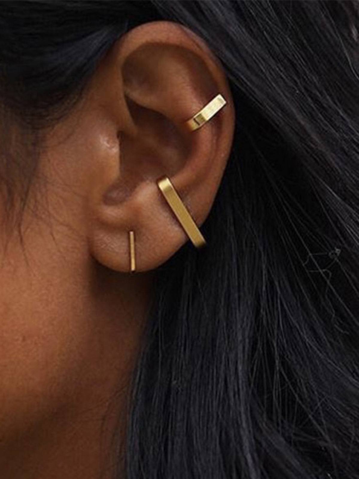 Retro E-Shape Ear Cuff