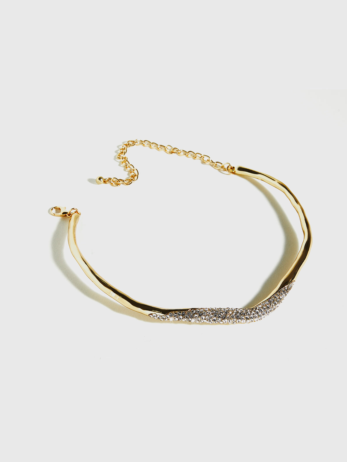 Irregular Ziron Choker Necklace