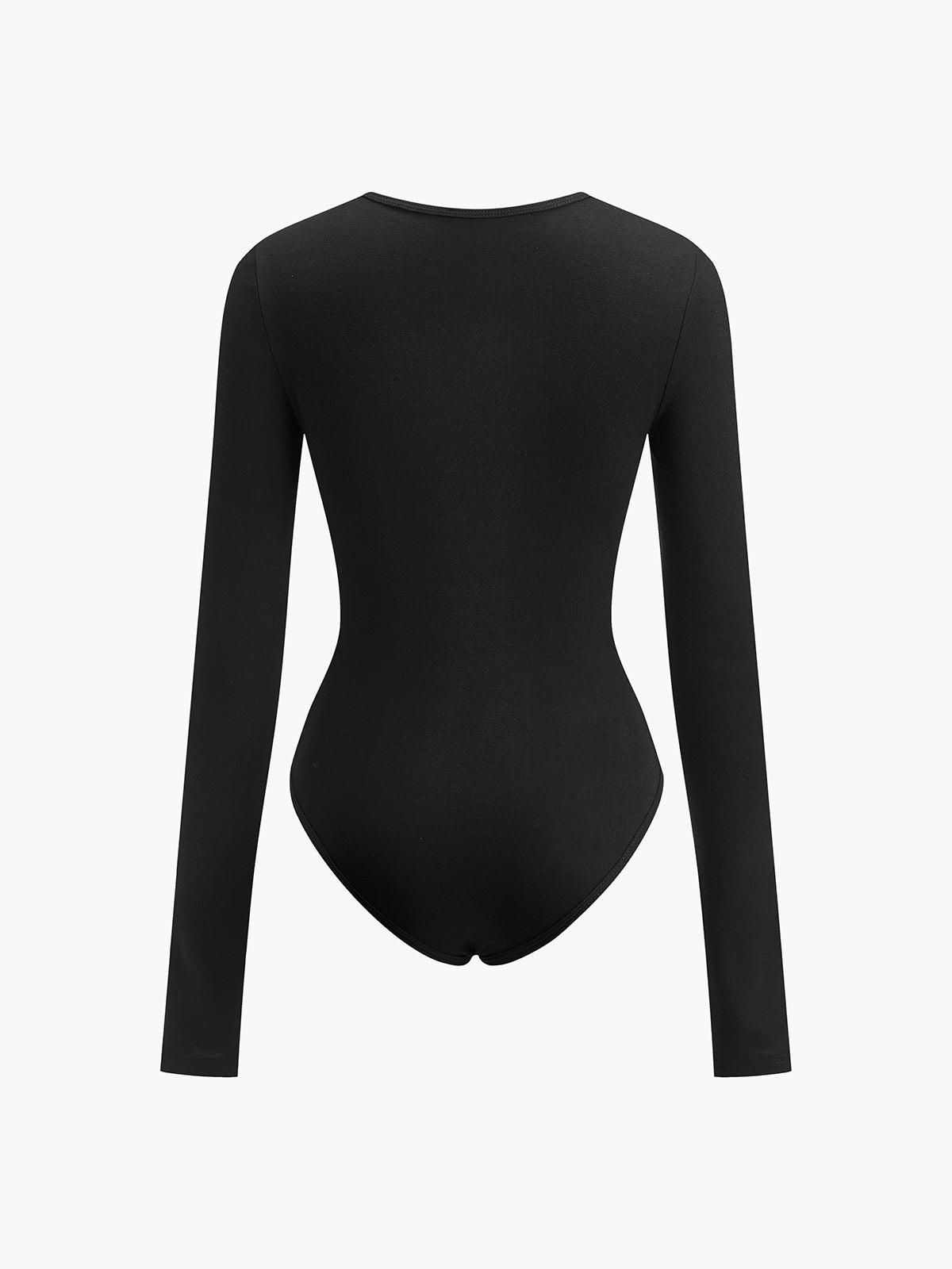 Keyhole Cutout Long Sleeve Bodysuit