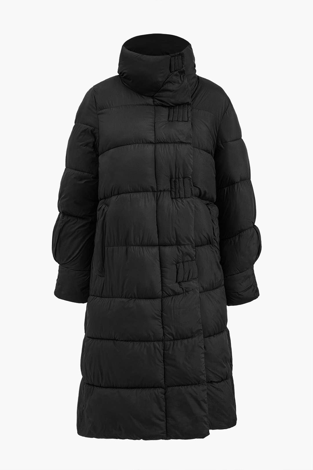 Solid Padded Pocket Puffer