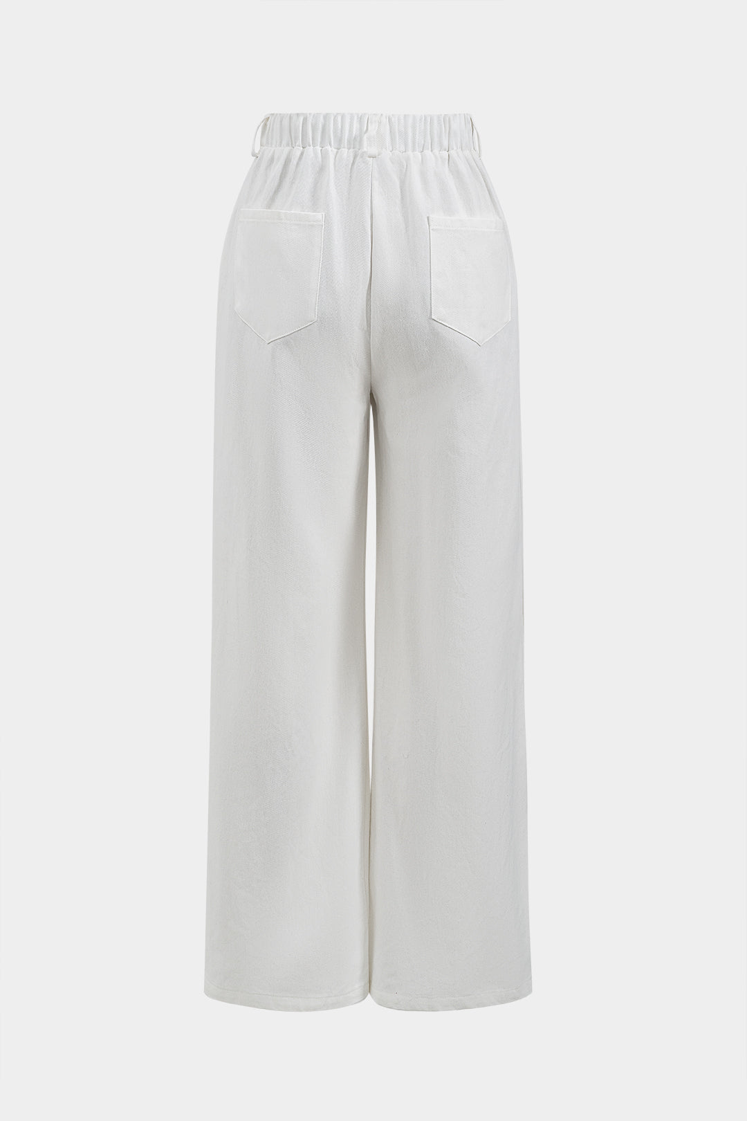 Tie-Up  Wide Leg Trousers