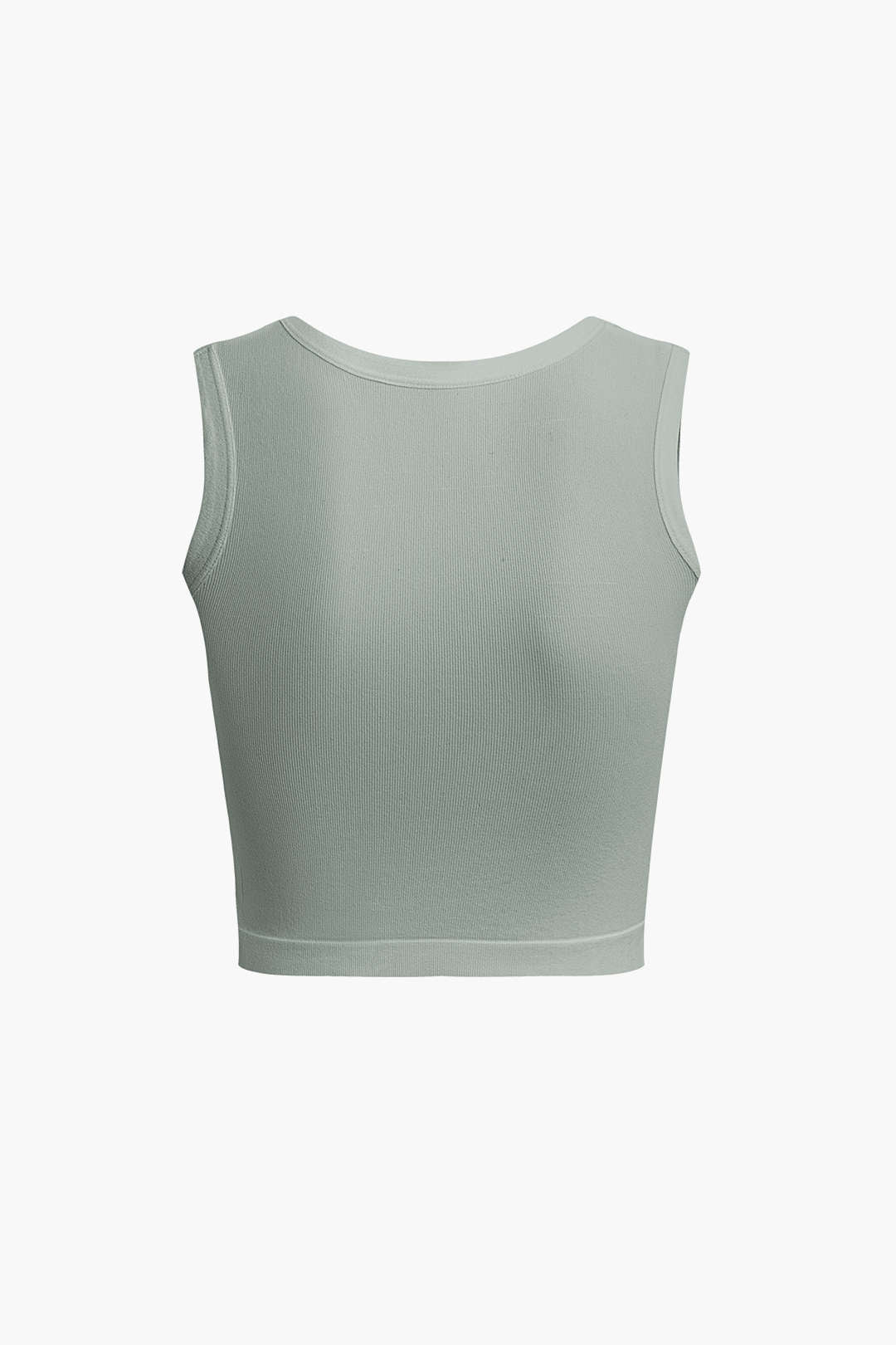 Basic Solid Crop Tank Top