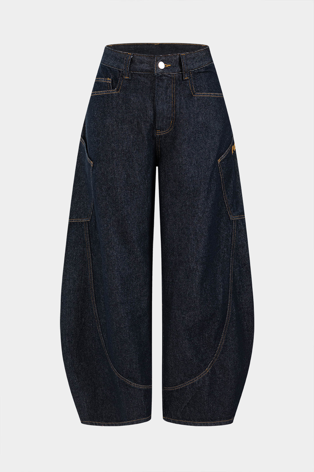 Washed Wide Leg Jeans