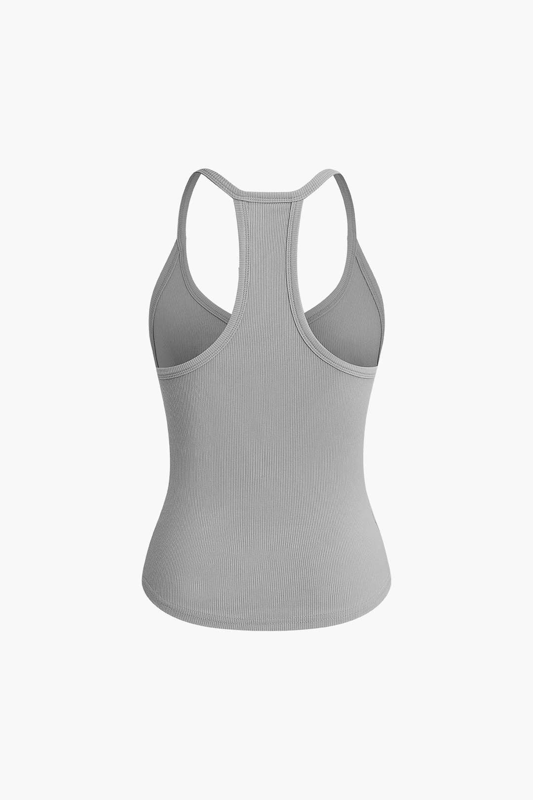 Basic Solid V-neck Tank Top