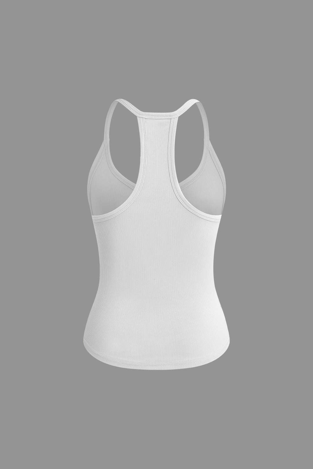 Basic Solid V-neck Tank Top