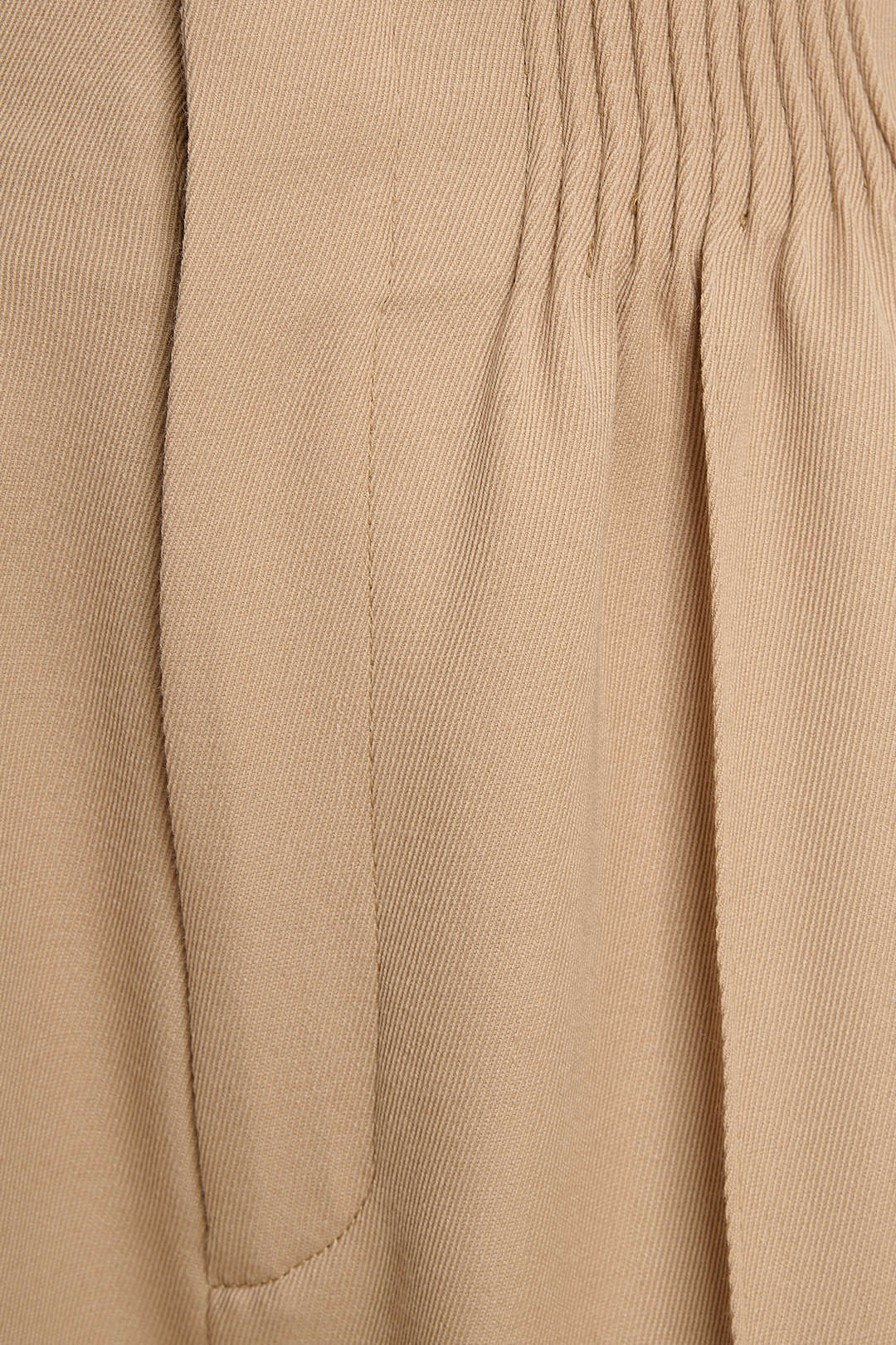 Ruched Wide Leg Trousers