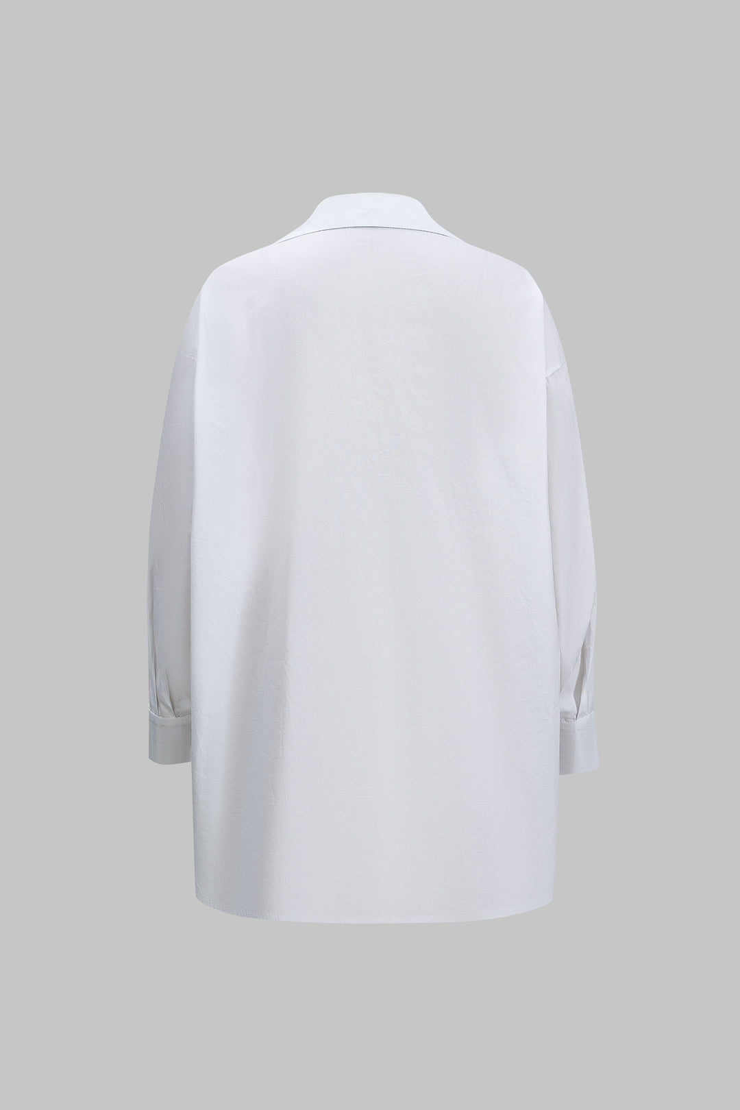 Metal Button Long-Sleeve Shirt