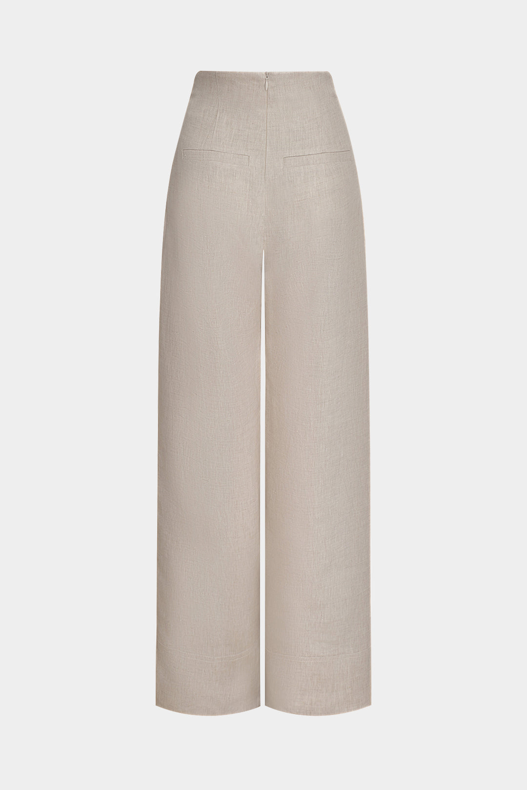 Linen Pocket Zipper Trousers