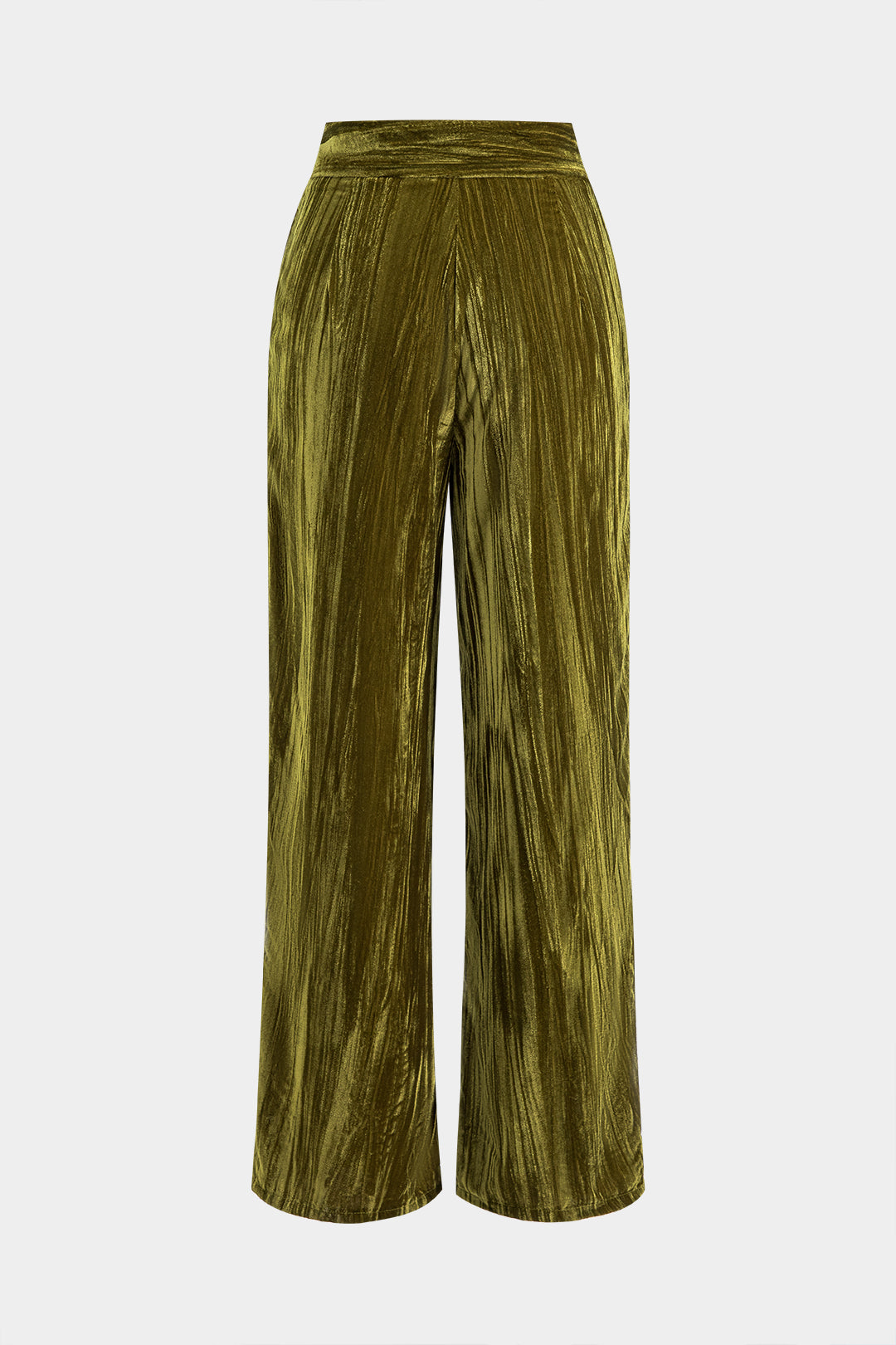 Velvet Pocket Button Trousers