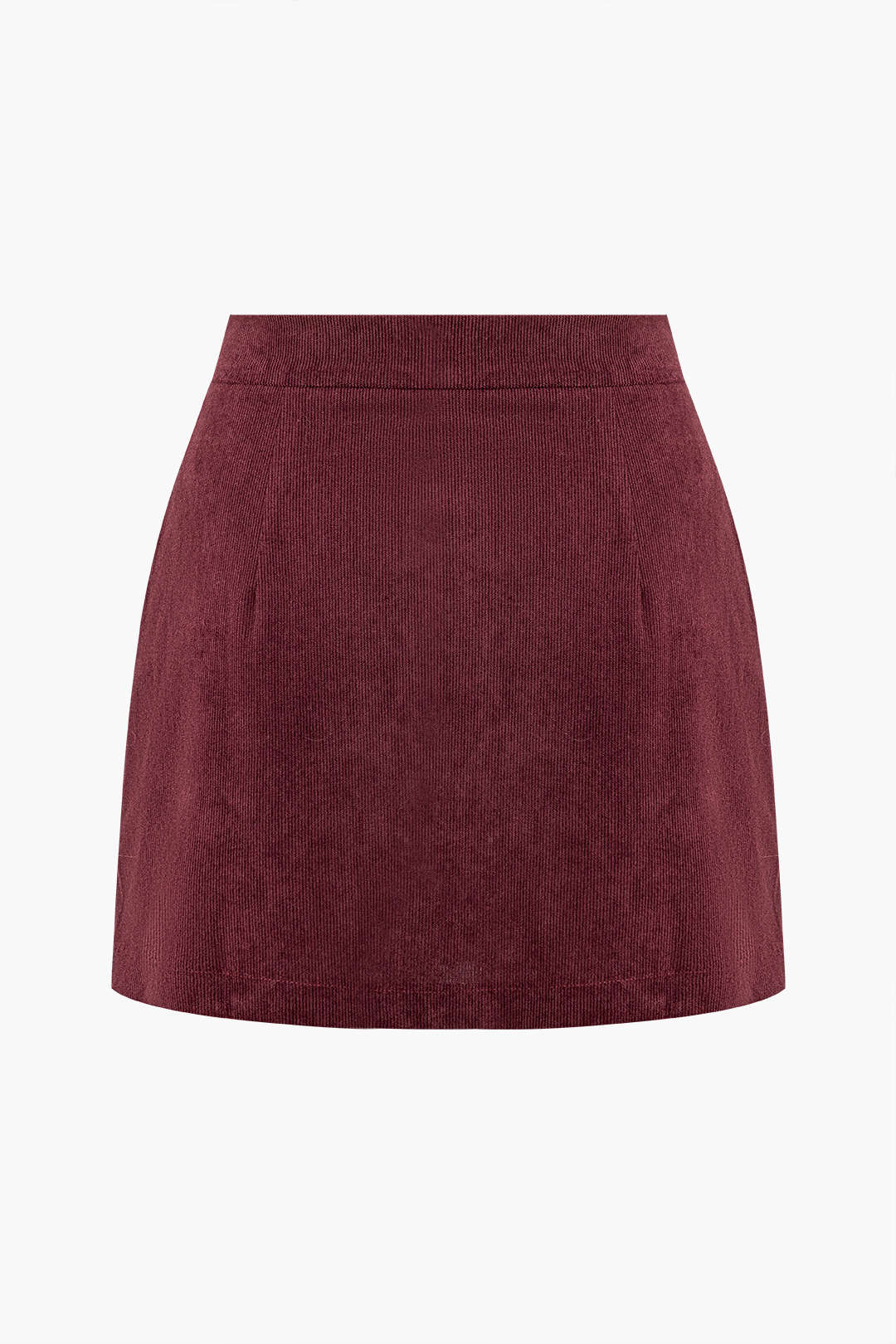 Corduroy Button Skirt