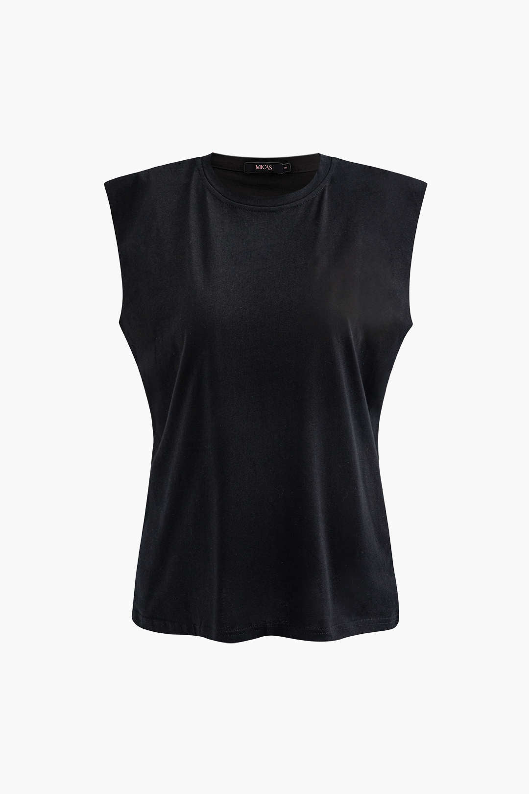 Basic Solid Sleeveless T-shirt