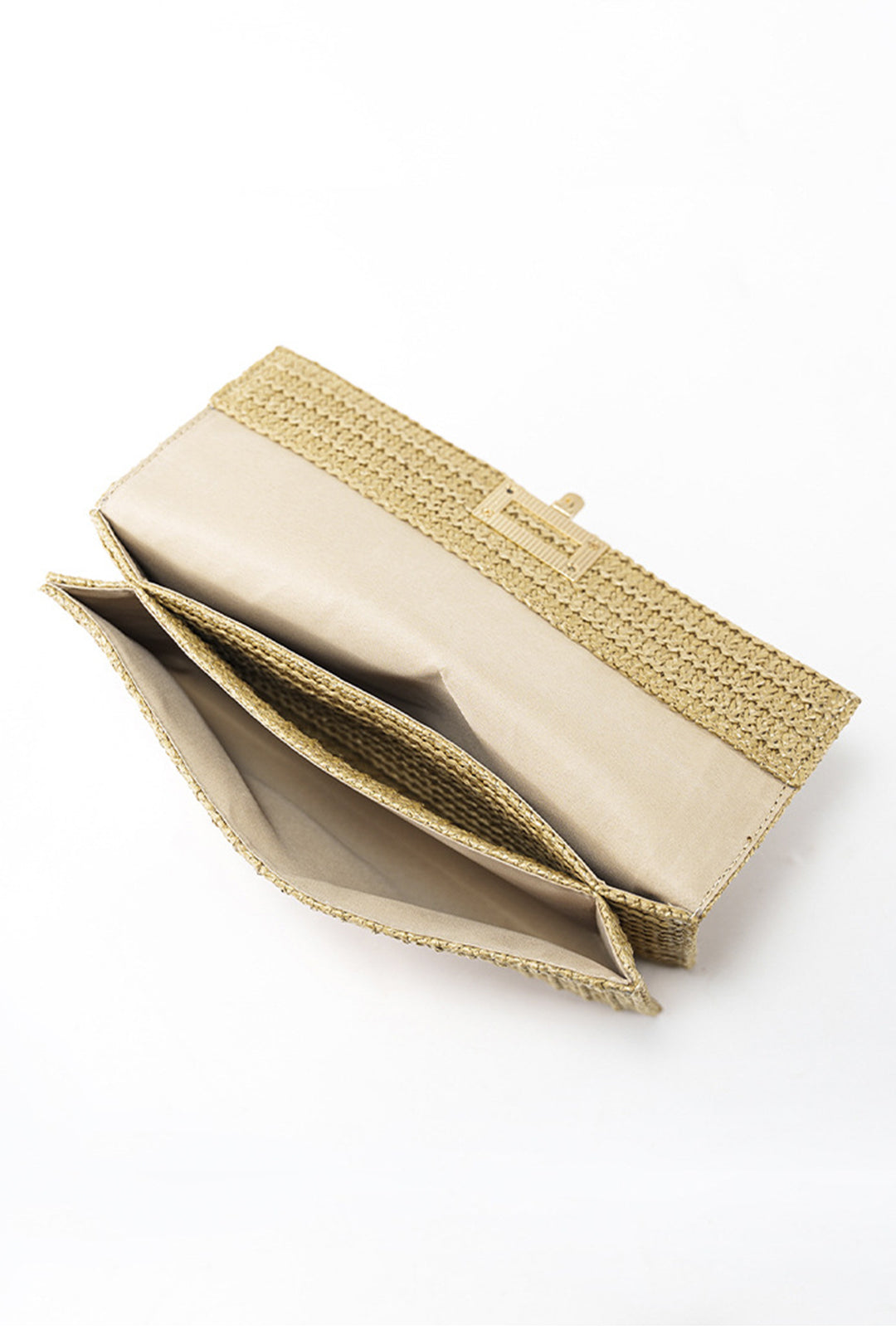 Straw Weave Clutch Bag