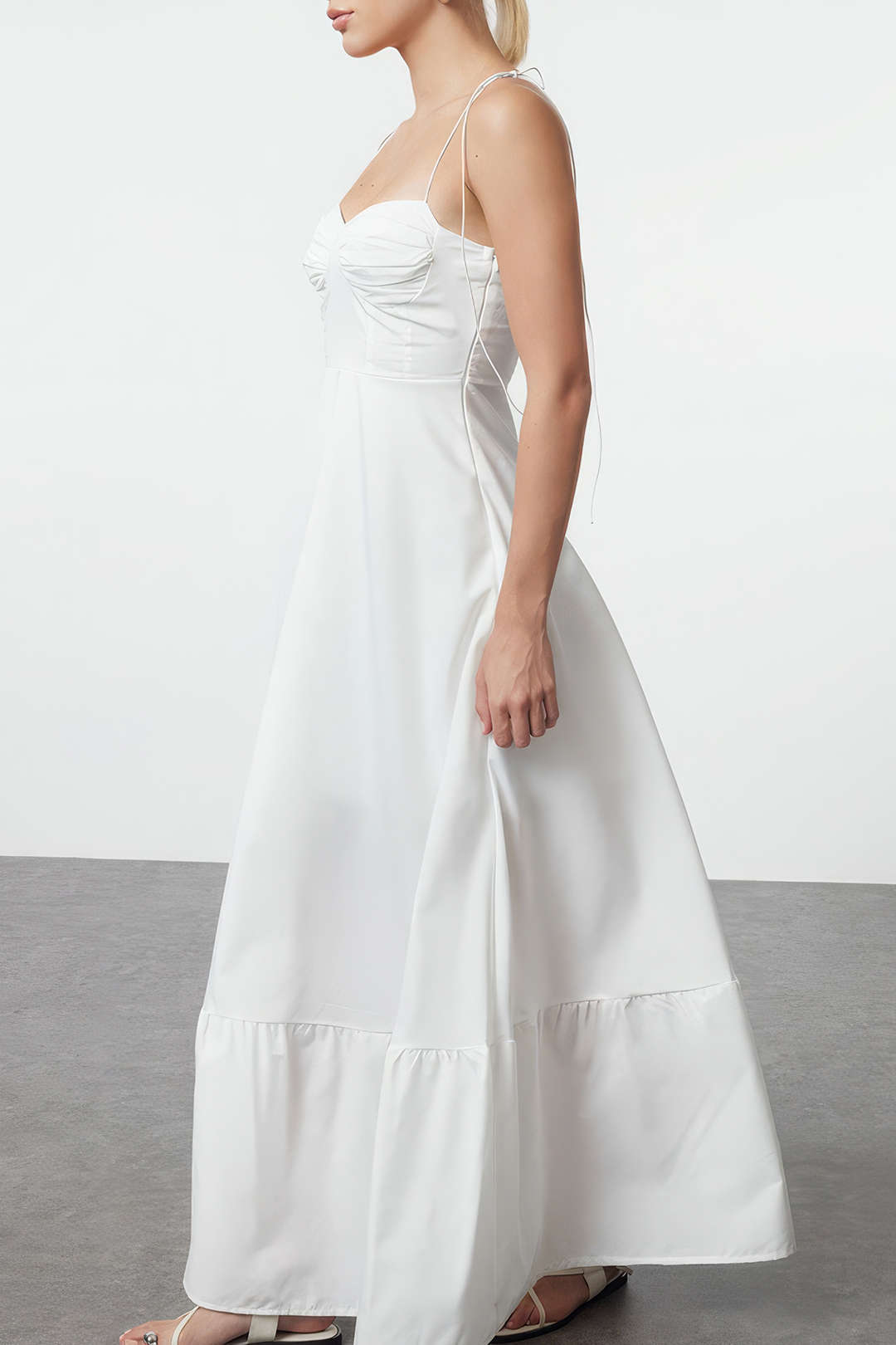 Layered Slip Chiffon Sleeveless Maxi Dress