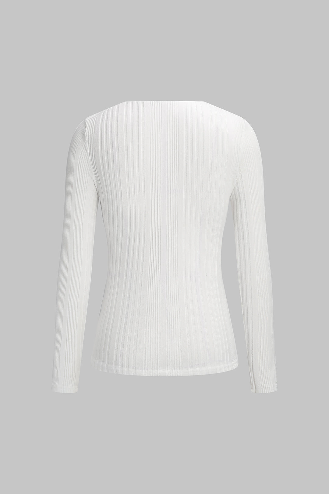 Cut Out Long-Sleeve Top